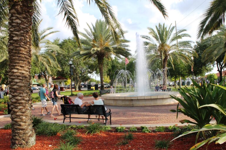 Central Park fountain - Winter Haven, FL