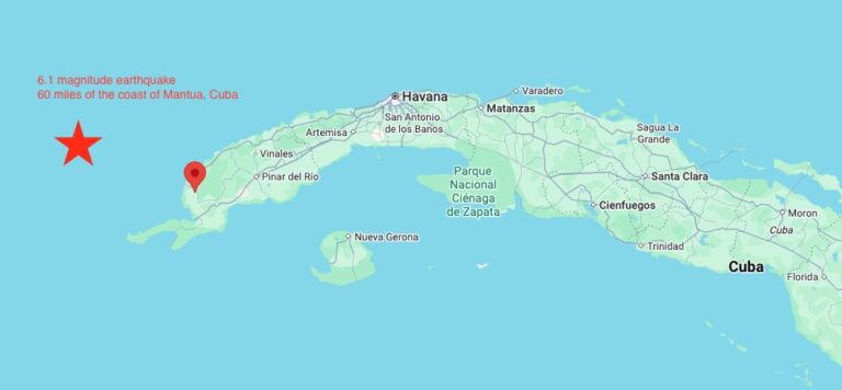 BREAKING NEWS: If you felt the ground shake this afternoon, you are not alone. Earthquake hits off the northwest Coast of Cuba