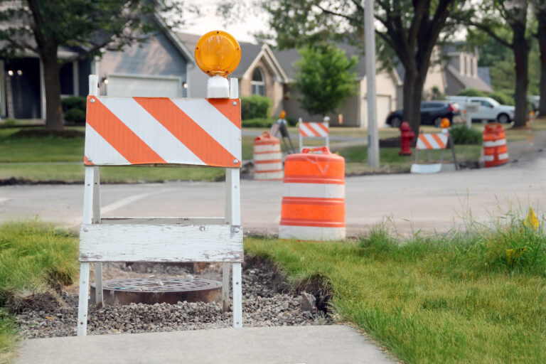 road work ahead