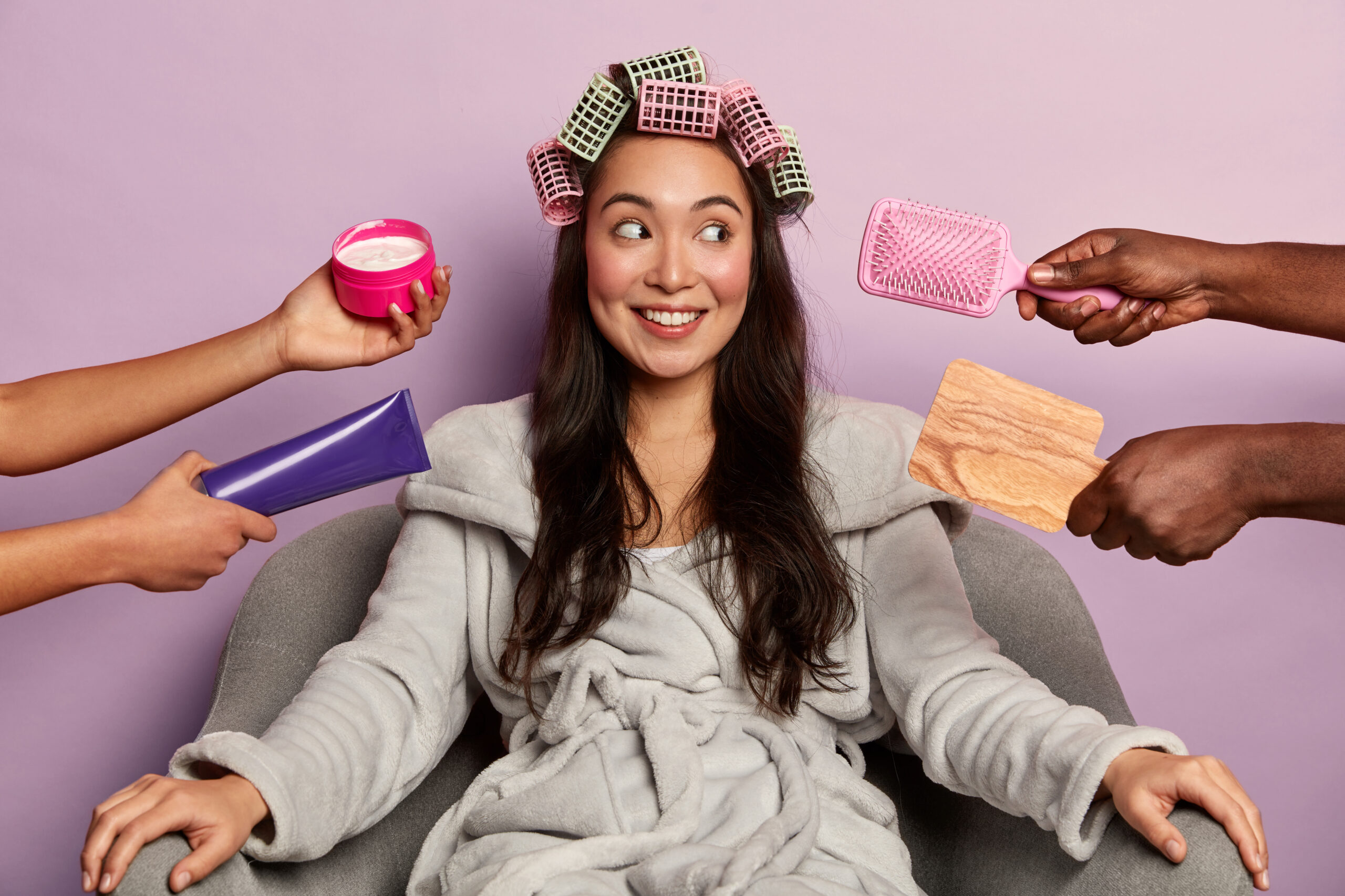 young woman at beauty spa