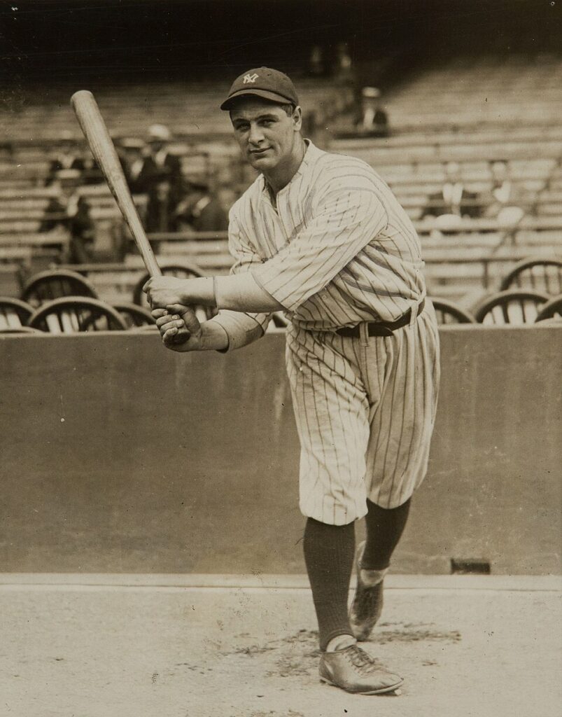 Lou Gehrig as a new Yankee, June 11, 1923. Wikimedia Commons (public domain). Source: commons.wikimedia.org/wiki/File:Lou_Gehrig_as_a_new_Yankee_11_Jun_1923.jpg