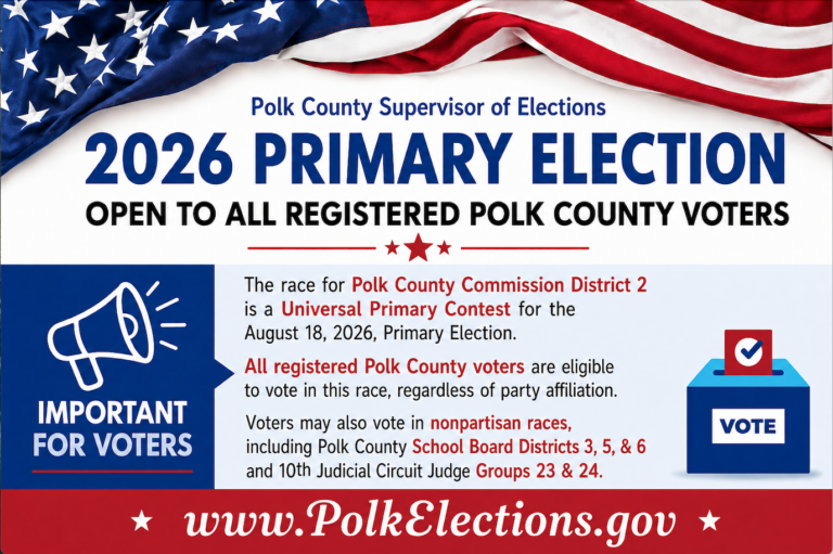 Almost 400,000 Polk County Voters have yet to cast a ballot ahead of election day