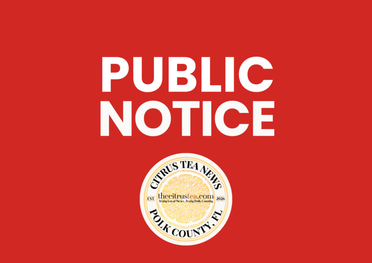 Notice to Creditors: Estate of Beverly Ann Potee, Polk County | The Citrus Tea