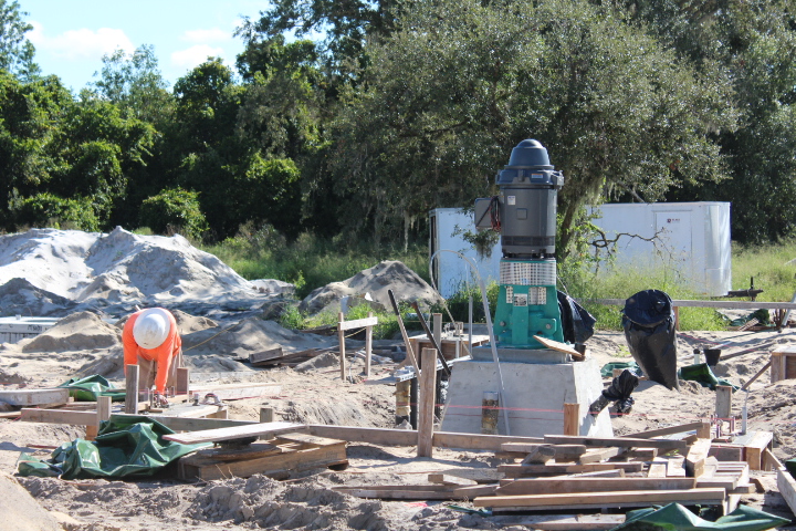 The deep well at the John Deaton Water Treatment Plant. 
