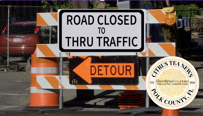 road closure bartow