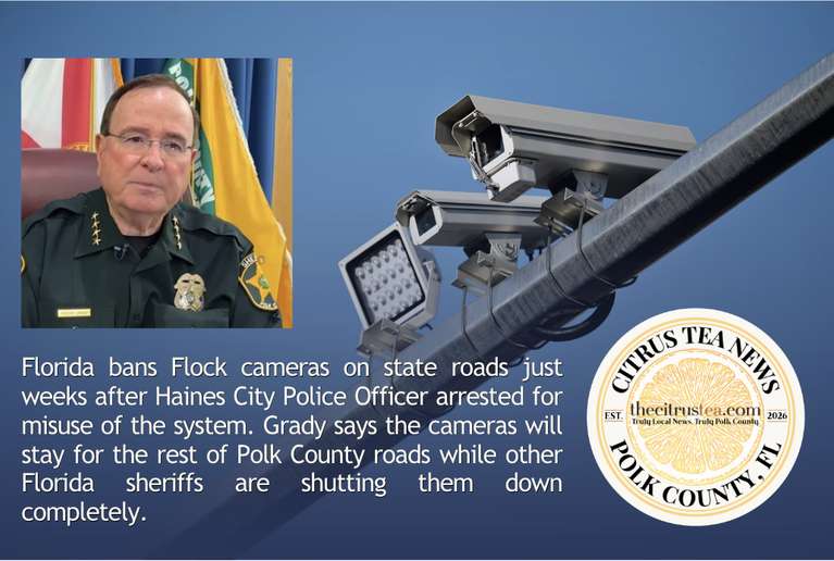 Sheriff Grady Judd Defends Flock Cameras As State Orders Them Off Florida Highways