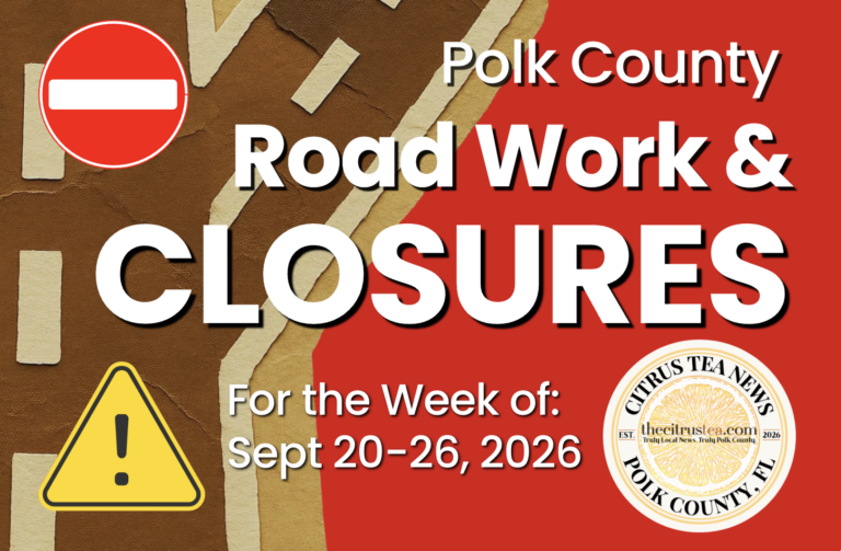 Road Closures Polk County week of Sept 20-26