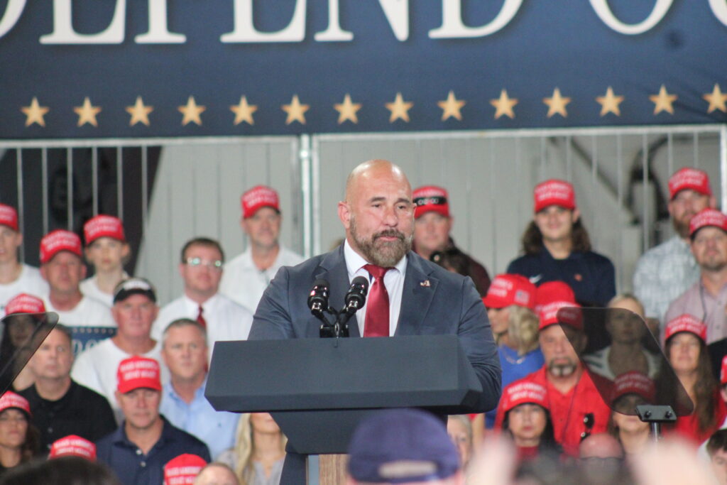 Jay Collins addresses crowd at Midterm Rally Lakeland Sun n Fun Oct 1, 2026
