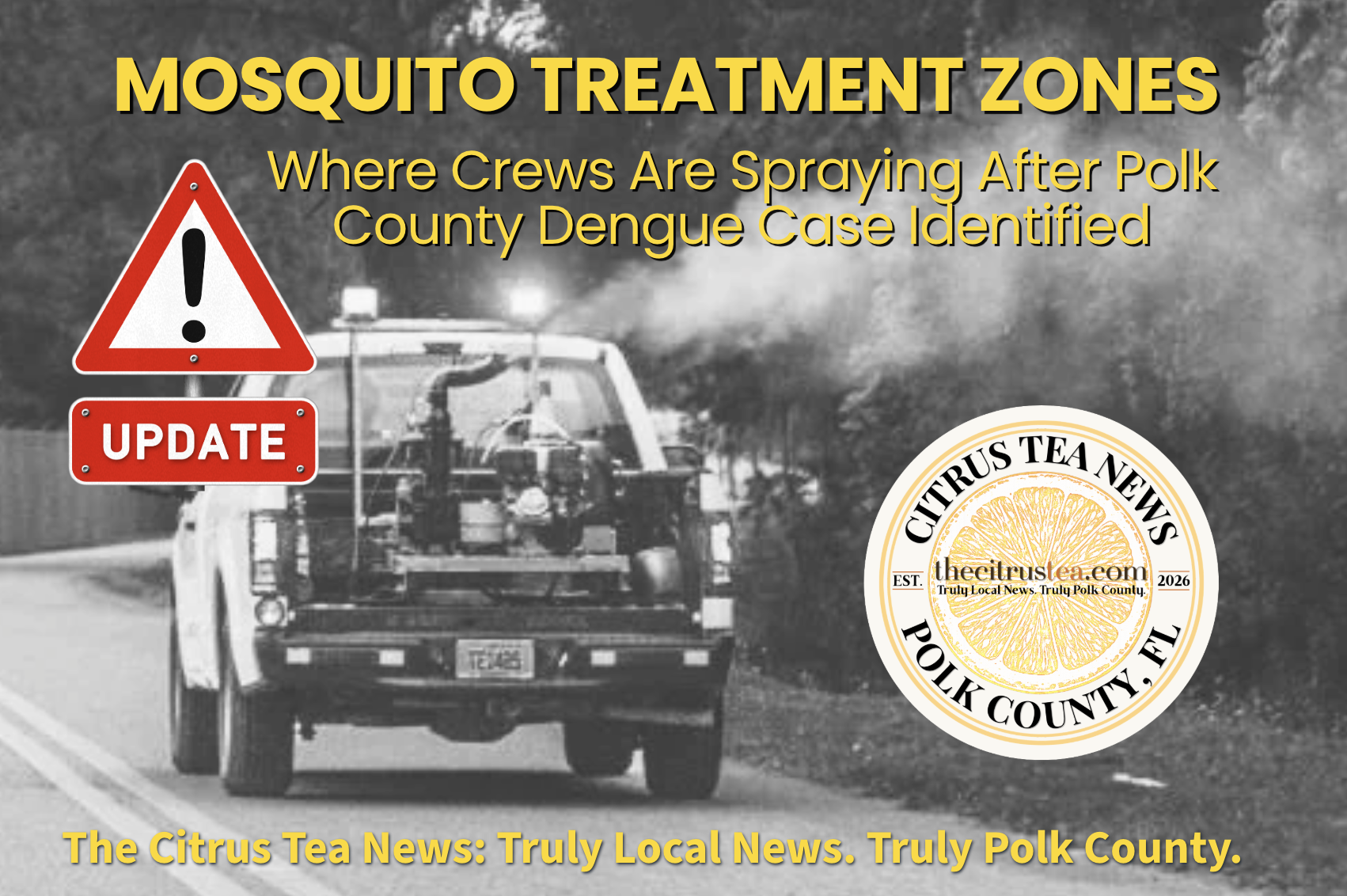 mosquito truck sprays for dengue fever control